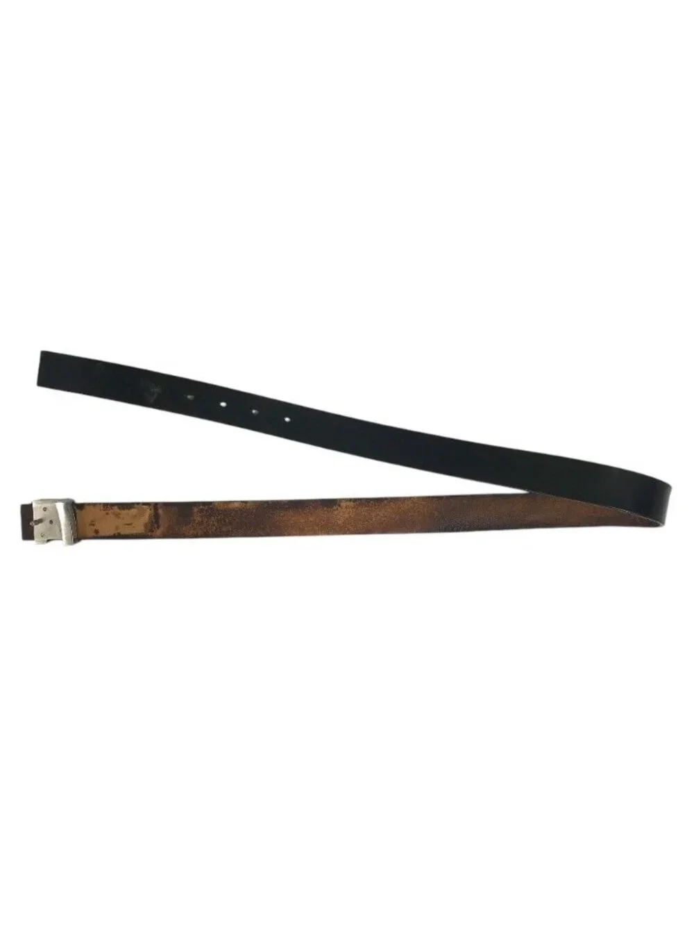 Louis Vuitton Belt Ceinture Initial Leather Black